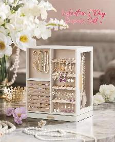 SONGMICS 360° Rotating Jewelry Box - Photo 3