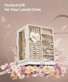 SONGMICS 360° Rotating Jewelry Box - Photo 7