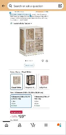 SONGMICS 360° Rotating Jewelry Box - Photo 8