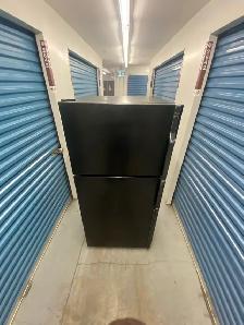 BLACK TOP FREEZER REFRIGERATOR