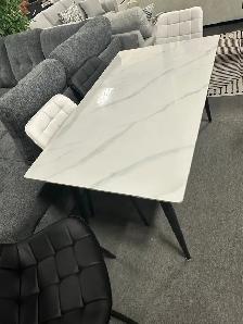 5pc Cintered Stone Table   4 Chairs for Only $449. - Photo 2