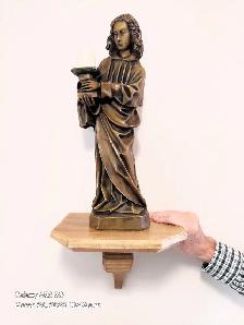 Candle Holder Figure - Gothic "Johannes" Light Bearer - Photo 2