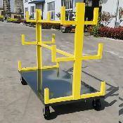 72" Heavy-Duty Mobile Bar & Pipe Rack – Industrial Grade