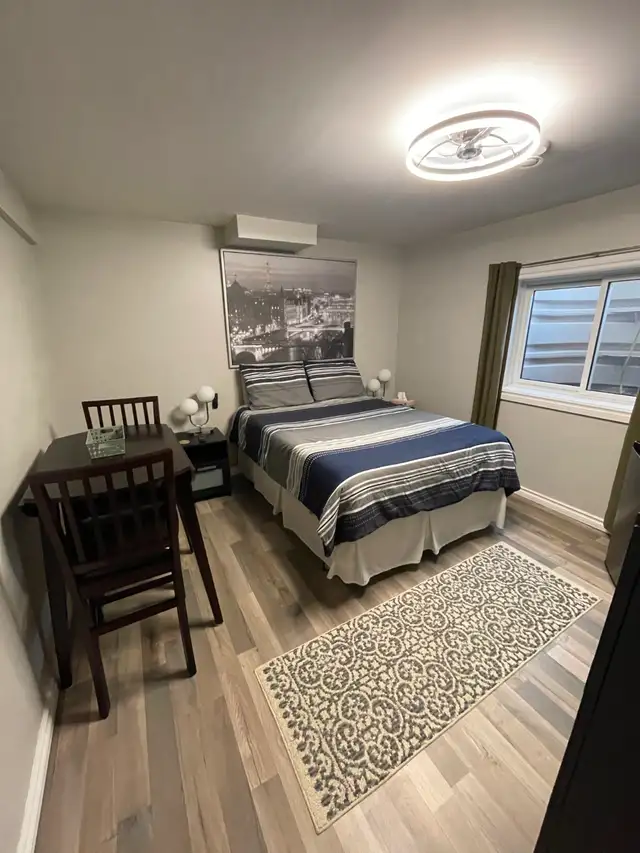 Long term suit rental in the heart of downtown Fort McMurray.