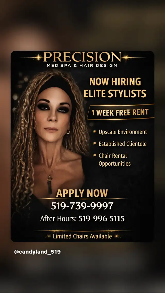 Immediate  Professional Stylists – Prime Location