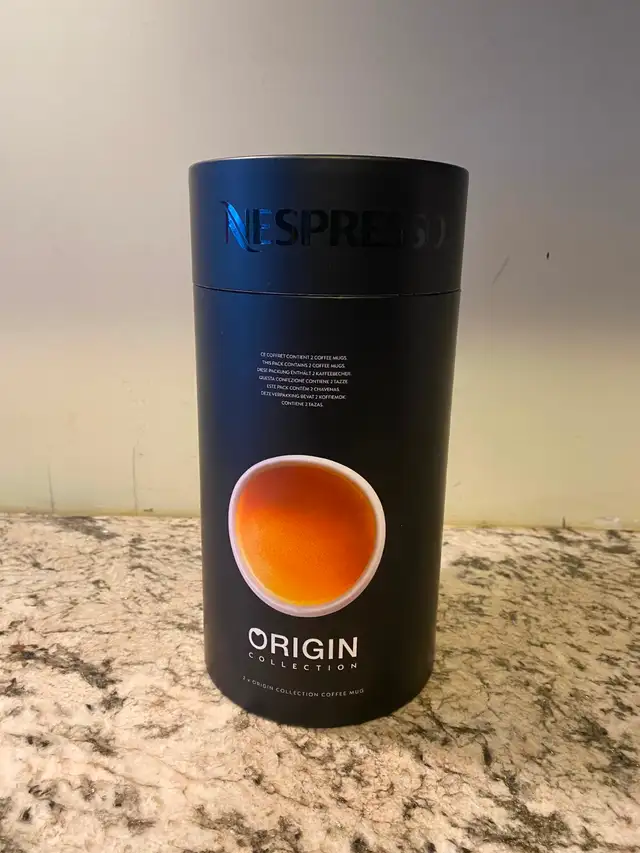 Nespresso Origin Large Coffee Mugs New