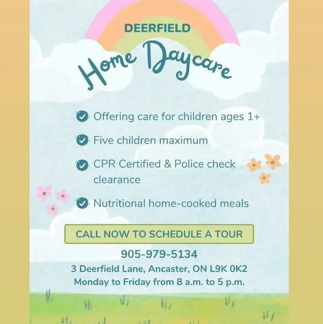 Deerfield home daycare