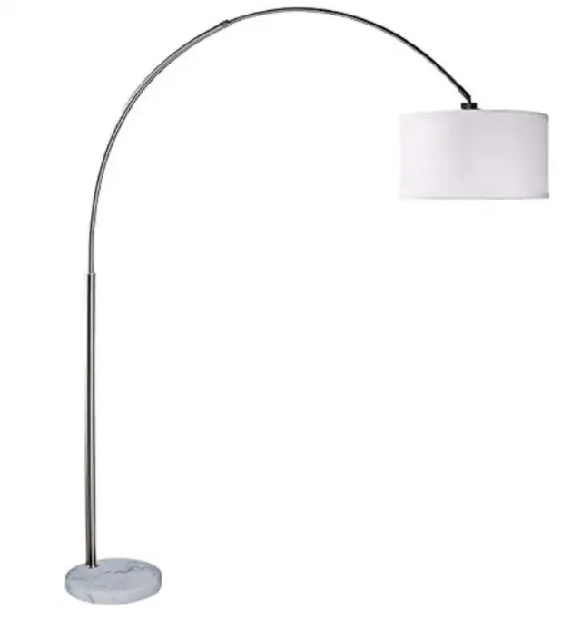 Floor Lamp marble base beige brand new in the box.