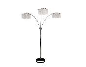 Floor Lamp With 3 Tier Chandelier Brand New In The Box.