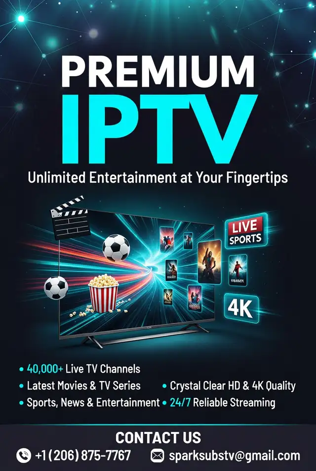 Fastest IPTV Service - Smooth Streaming - No Buffering