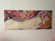 IKEA redhead women with flowers art canvas print