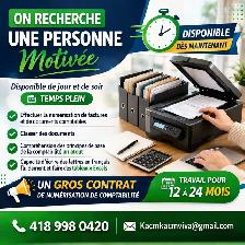 Aide au bureau - Numérisation factures - Photo 2