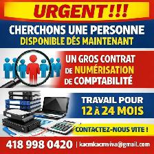 Aide au bureau - Numérisation factures - Photo 3