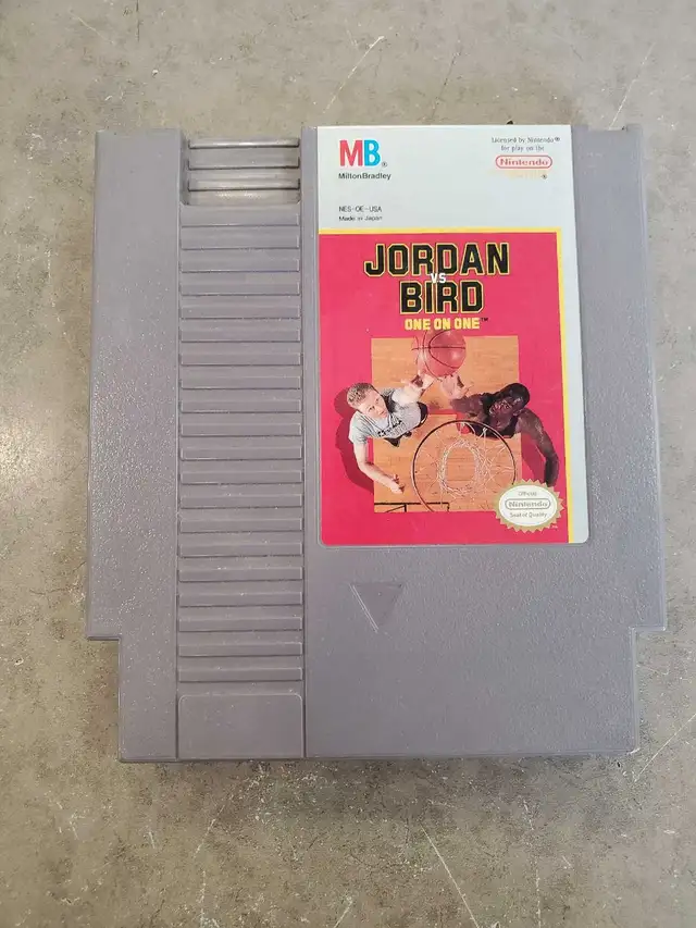 Jordan vs Bird one on one NES Nintendo