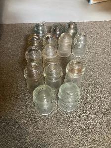 antique glass insulators - Photo 5