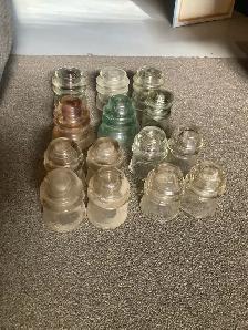 antique glass insulators - Photo 6