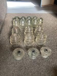antique glass insulators - Photo 7