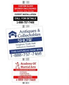 Traffic Light Pole Sign installer