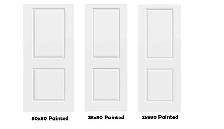 3 Indoor Doors White Painted