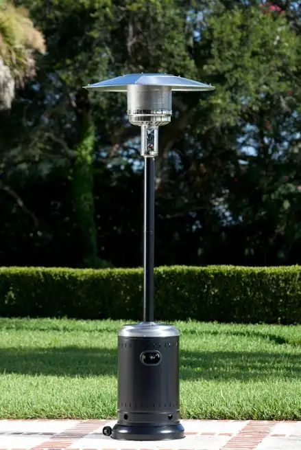 Patio Heater – Black & Stainless Steel – Propane – Like New – Mo