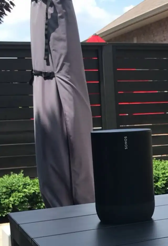 12’ x 12’ Cantilever Patio Umbrella – Aluminum – Like New – Movi - Photo 3