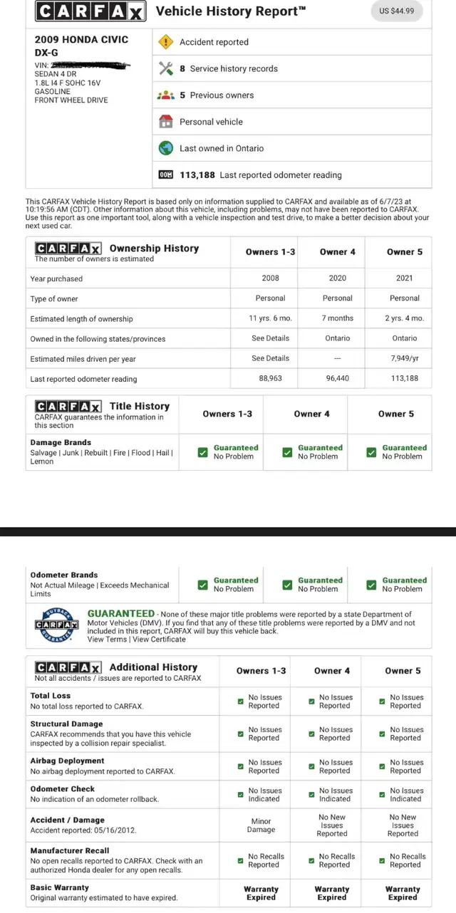 Genuine CARFAX Vehicle History Report Instant Delivery ✅ - Photo 2