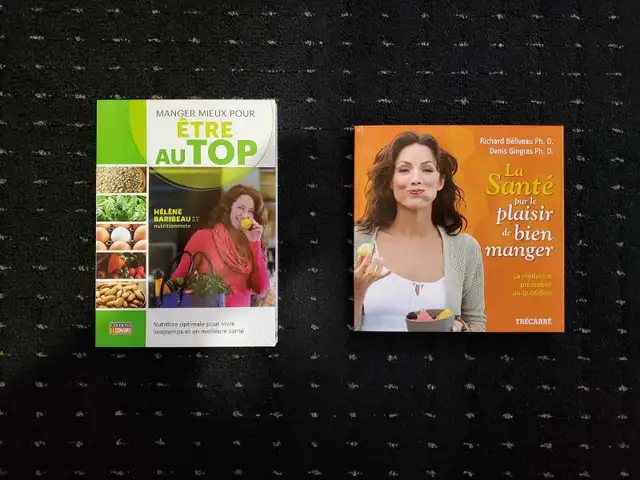 2 LIVRES SUR COMMENT BIEN MANGER !