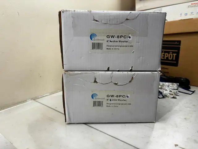 2 subwoofer speakers GOLDW -165 Watt / 8 in / 4 ohm – brand new - Photo 7