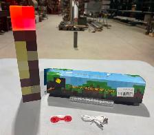 Minecraft Torch Atmosphere Lamp (Rechargeable) - New In Box! - Photo 2