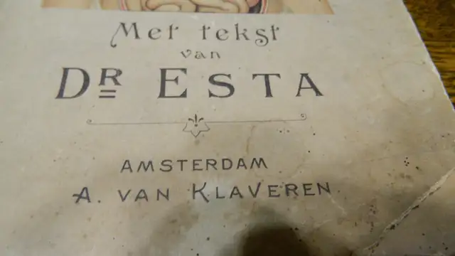 Anatomie  Couleur Antique 1900 Dr.Esta  Cartonné 20 X 8 Pouces - Photo 7