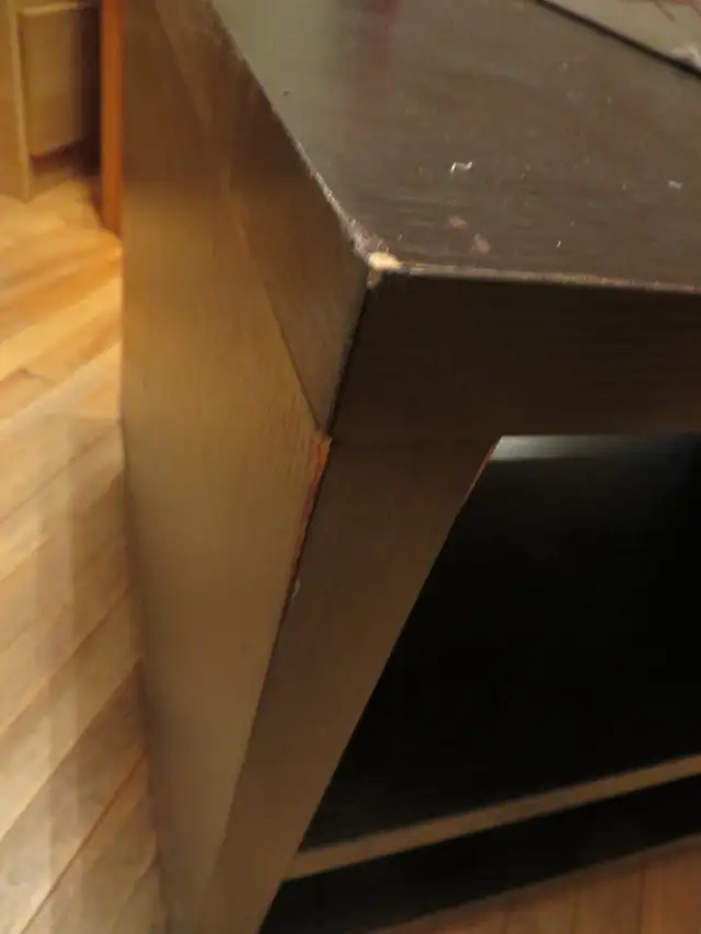 TABLE DE SALON/TV BARRURE  SUR ROUES - Photo 3