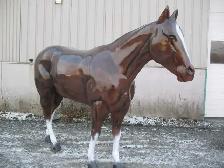 Animaux en résine grandeur nature (vache, cheval, poney) - Photo 2