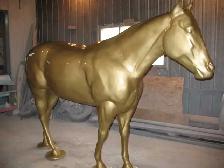 Animaux en résine grandeur nature (vache, cheval, poney) - Photo 9