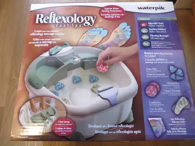 BAIN DE PIED WATERPIK NEUF REFLEXOLOGIE MASSAGE