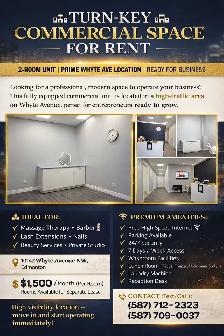 Whyte Ave Business space for rent!