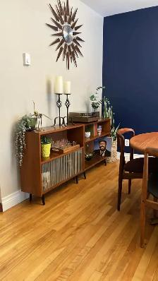 Mid century. TEAK TECK. Modulable. Crédence, buffet, bar, biblio