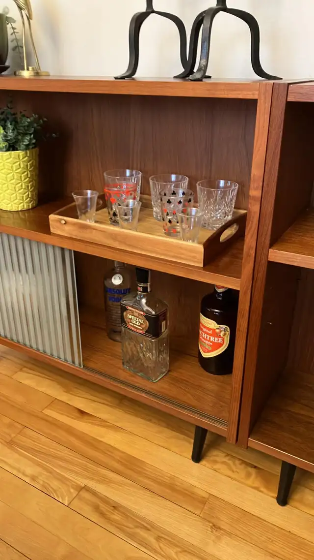 Mid century. TEAK TECK. Modulable. Crédence, buffet, bar, biblio - Photo 3