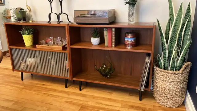 Mid century. TEAK TECK. Modulable. Crédence, buffet, bar, biblio - Photo 4