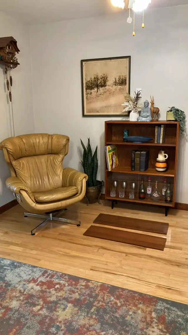 Mid century. TEAK TECK. Crédence, buffet, bar, bibliothèque, vit - Photo 2
