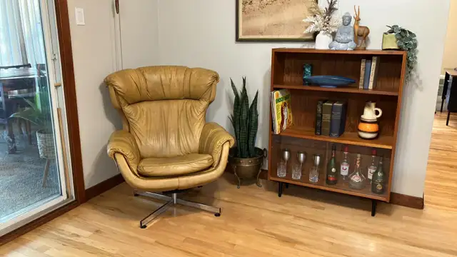 Mid century. TEAK TECK. Crédence, buffet, bar, bibliothèque, vit - Photo 3