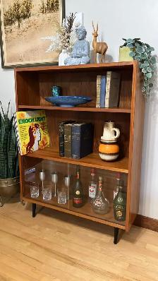 Mid century. TEAK TECK. Crédence, buffet, bar, bibliothèque, vit - Photo 4