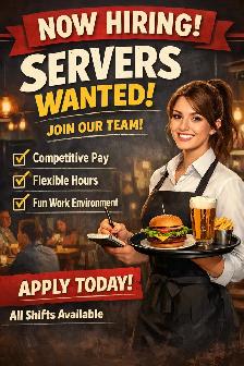 hiring for a restaurant