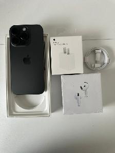 iPhone 15 Pro 256GB AirPods/Fast Charger/Delivery