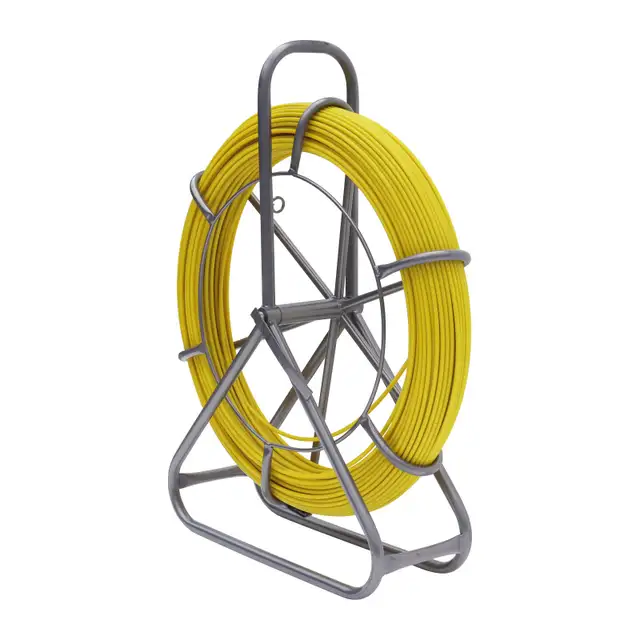 6mm Fish Tape Fiberglass Duct Rod Puller Wire Cable Work 170549