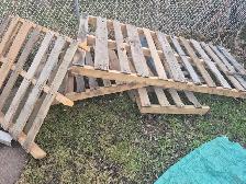 Free skids and dried branches good for burning.