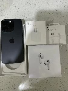 iPhone 15 Pro 128gb 80% batteryAirpods/Fast Charger/Delivery
