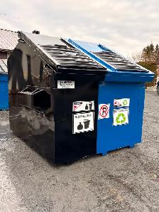 Conteneur combiné 40% déchet 60% recyclage, 8 verges Avant, Neuf