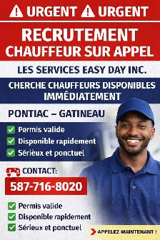 CHAUFFEUR SUR APPEL