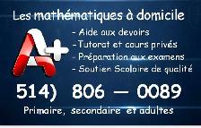 Cours de maths à distance/en ligne, Tutorat et aide aux devoirs