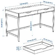 DELIVERY AVAILABLE Ikea Alex Computer Desk Table/Work Desk Table - Photo 9